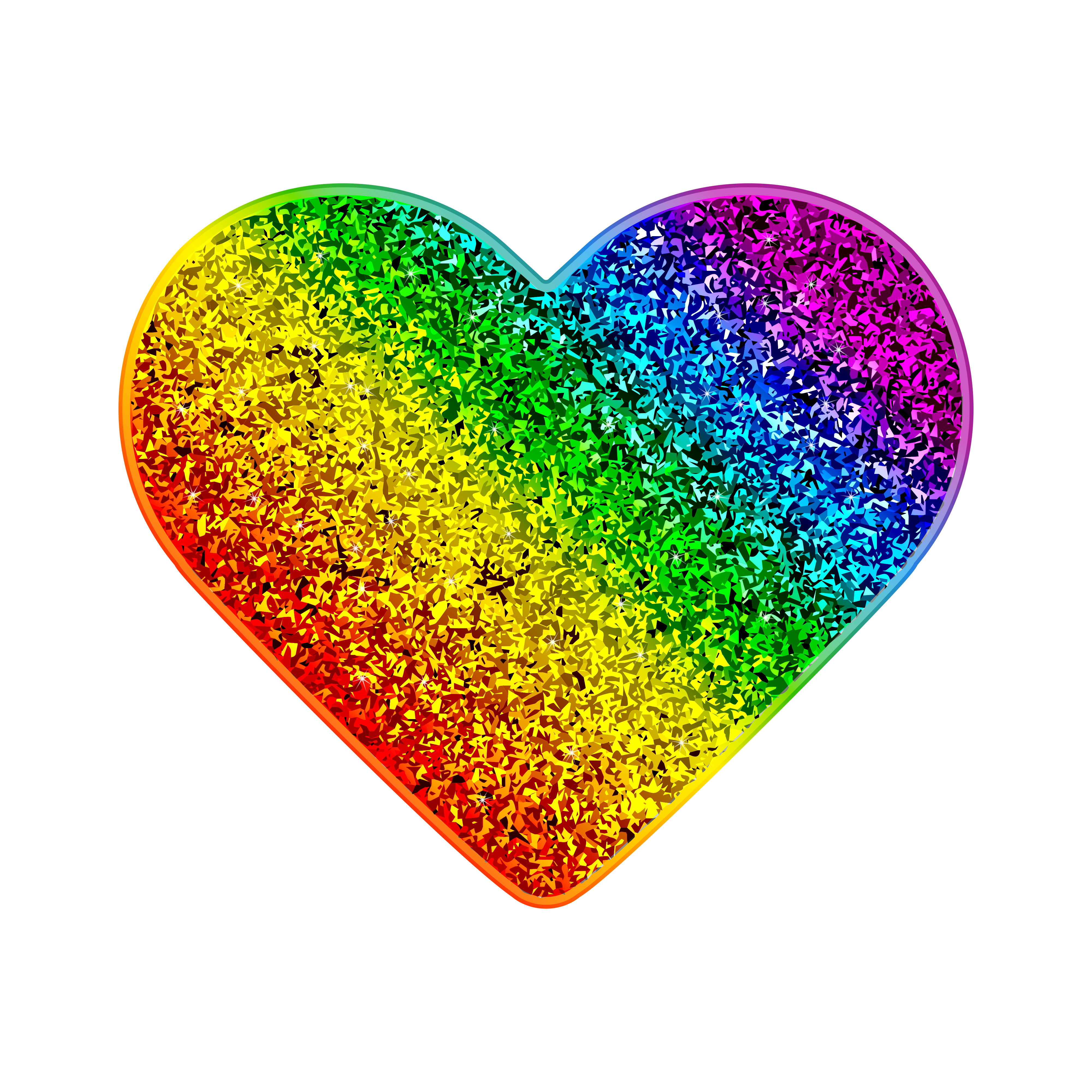 Gay Pride Rainbow Glitter Heart Brooklyn Society For 24648 Hot Sex Picture