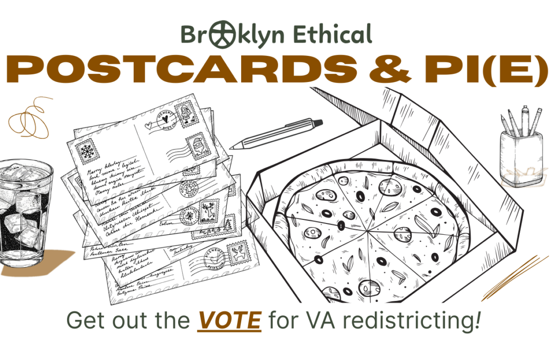 Postcards & Pi(e): Get out the Vote for Virginia Redistricting